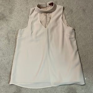 Pale pink chiffon tank